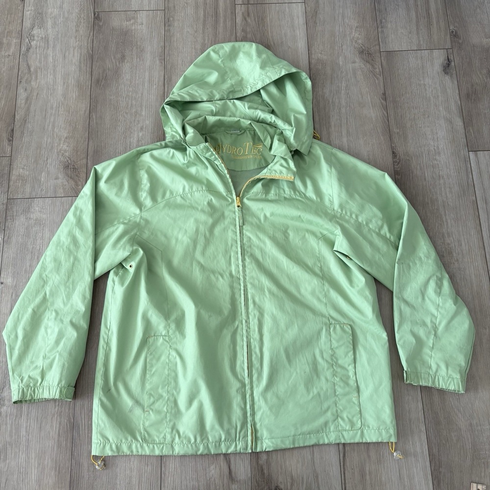 HYDROTEC By‎ Macintosh New England Green Windbreaker Size Large L Lightweight